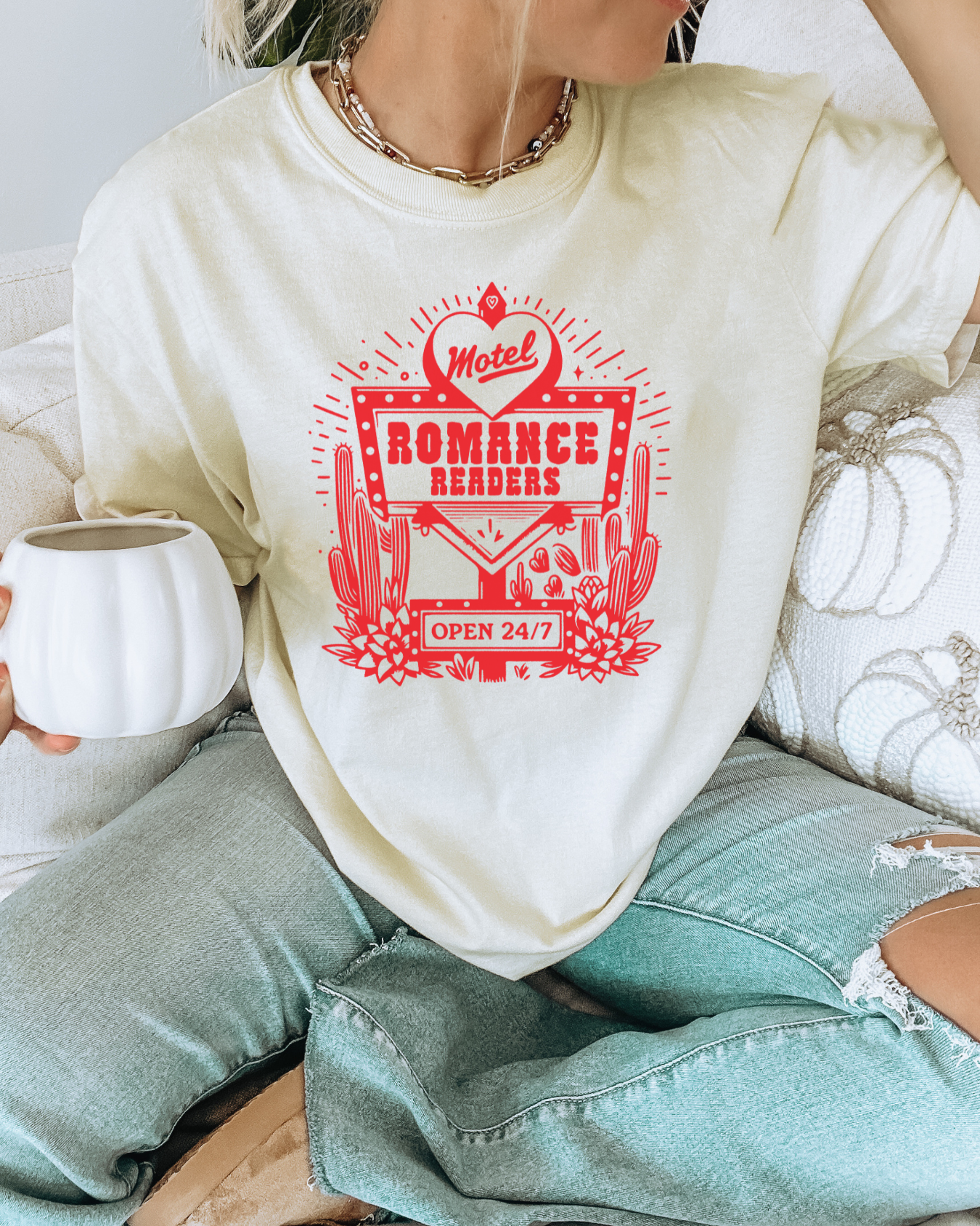 Romance Readers Motel t-shirt