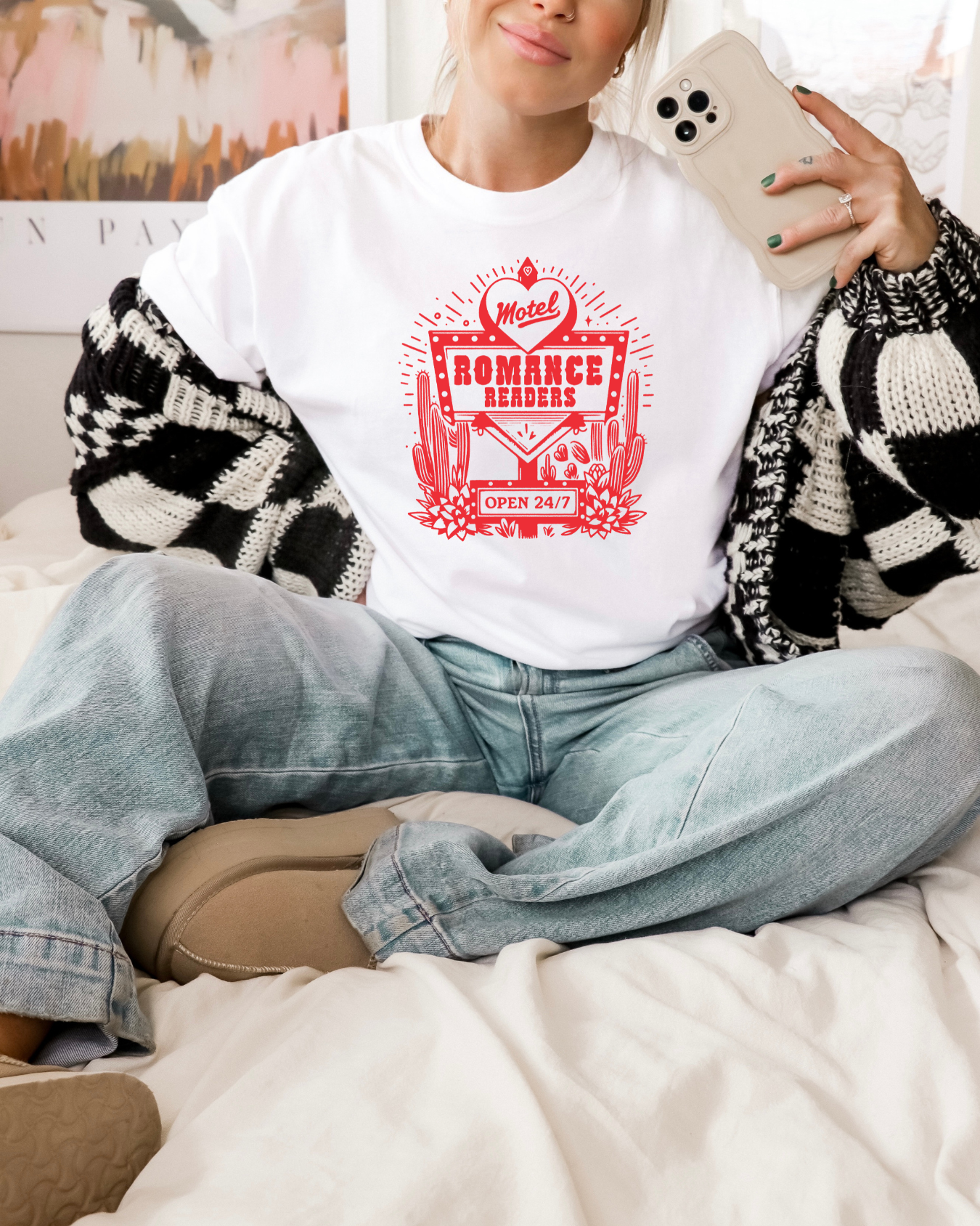 Romance Readers Motel t-shirt